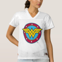 2 Sided Wonder Woman Logo | Add Your Name Women's Football Jersey