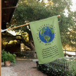 2-sided World Environment Day &amp; St Francis Quote House Flag