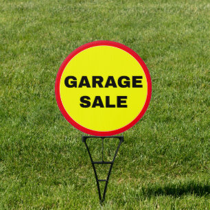(2 Sides) Garage Sale Sign