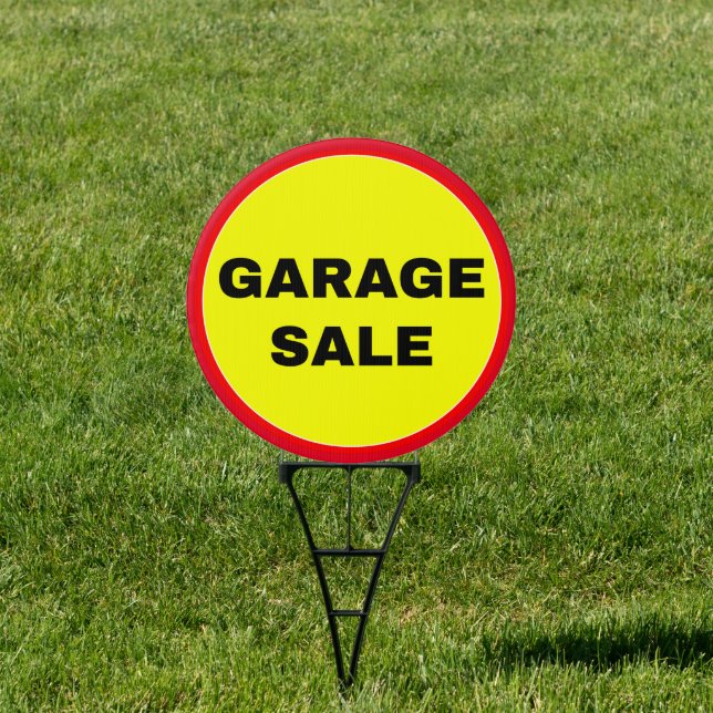 (2 Sides) Garage Sale Sign (Insitu)