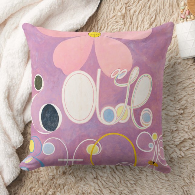 2 Sides of Adulthood | Hilma af Klint | Throw Pillow (Blanket)