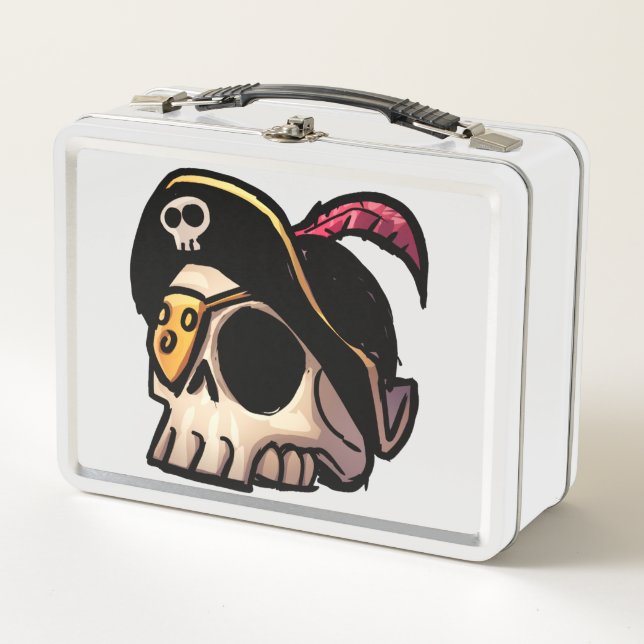 2 Skulls Lunch Box (Front)
