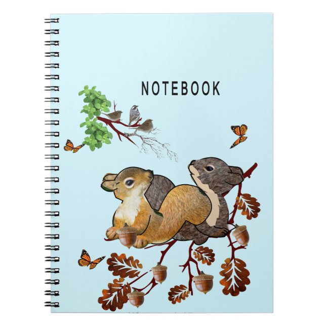 2 Squirrels Notebook :  (Front)
