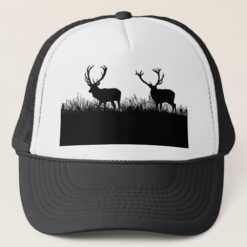 2 Stag picture Trucker Hat