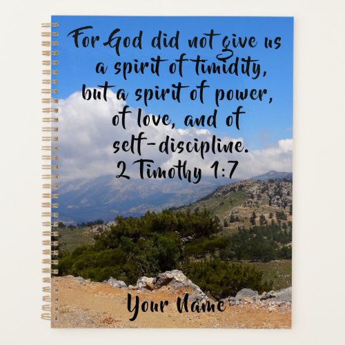 2 Timothy 17 Custom Bible Verse Planner