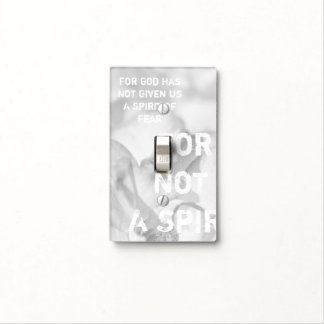 2 Timothy 1-7 For God Light Switch Cover