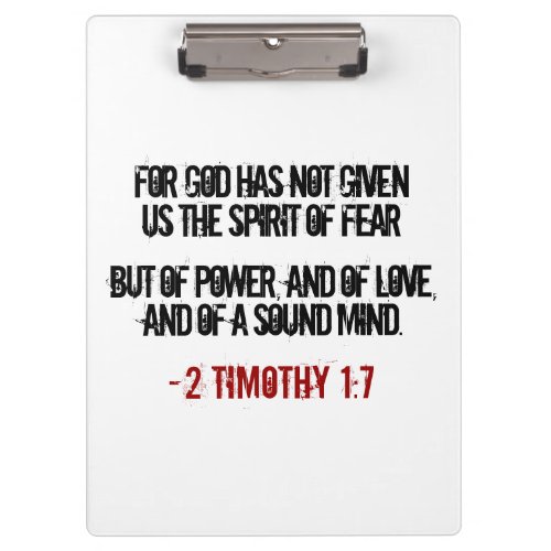 2 Timothy 17 gifts Clipboard