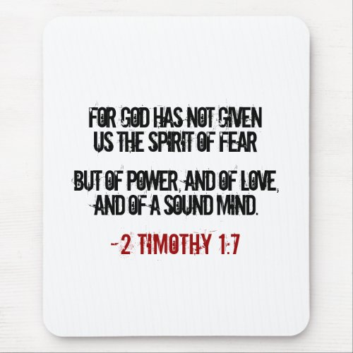 2 Timothy 17 gifts Mouse Pad