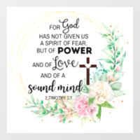 2 Timothy 1:7 God has not given a spirit of fear