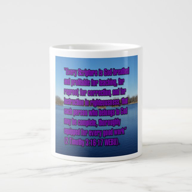 2 Timothy 3:16-17 WEBU Mug (Front)