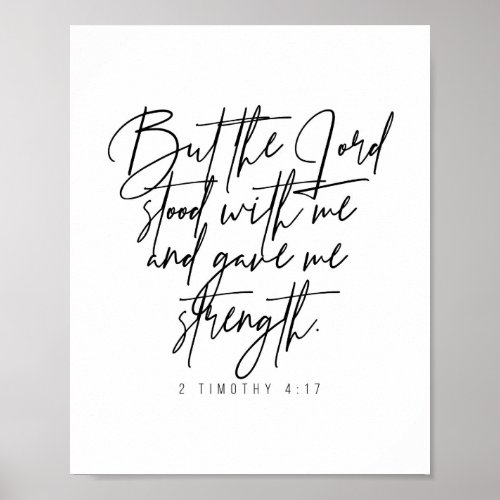 2 Timothy 417 Poster