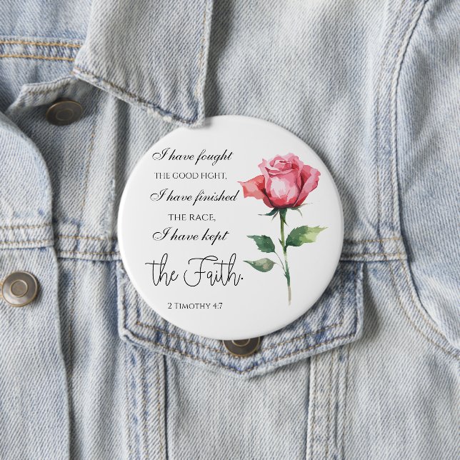 2 Timothy 4:7 - I have fought the good fight Button (In Situ)