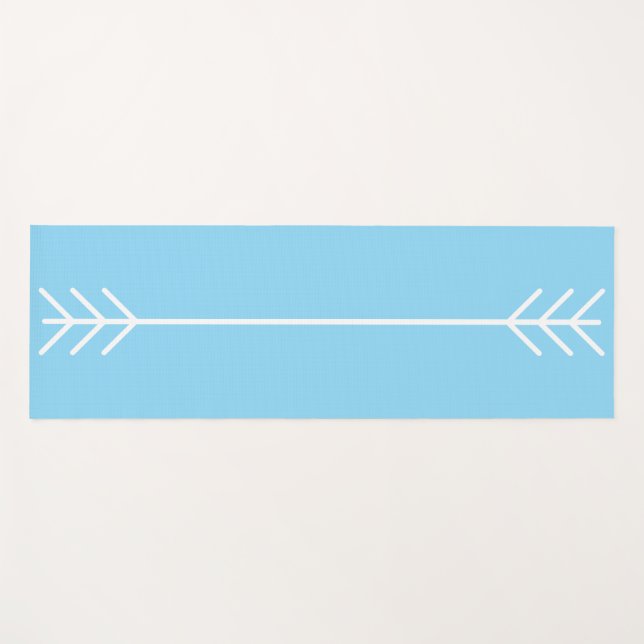 2 tone blue yoga mat  (Front (Horizontal))