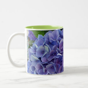 2-Tone Mug Blue Hydrangea