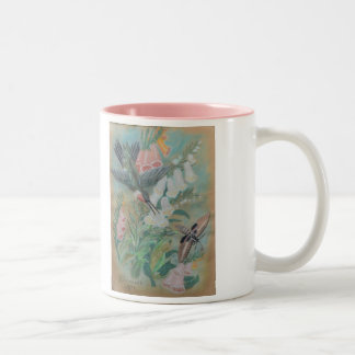 2-tone mug - Hummingbird and Moth by NCBR