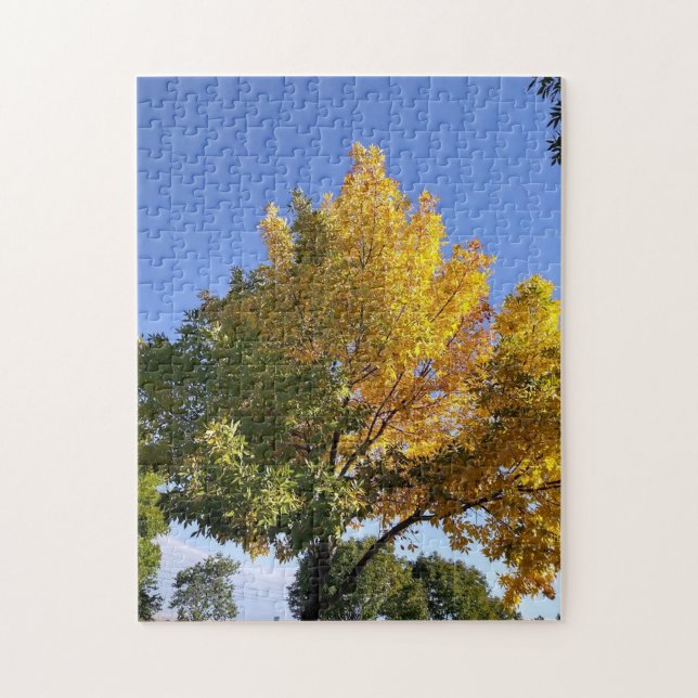 2 Tone Tree Jigsaw Puzzle (Vertical)
