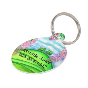 2 Trees Pet ID Tag