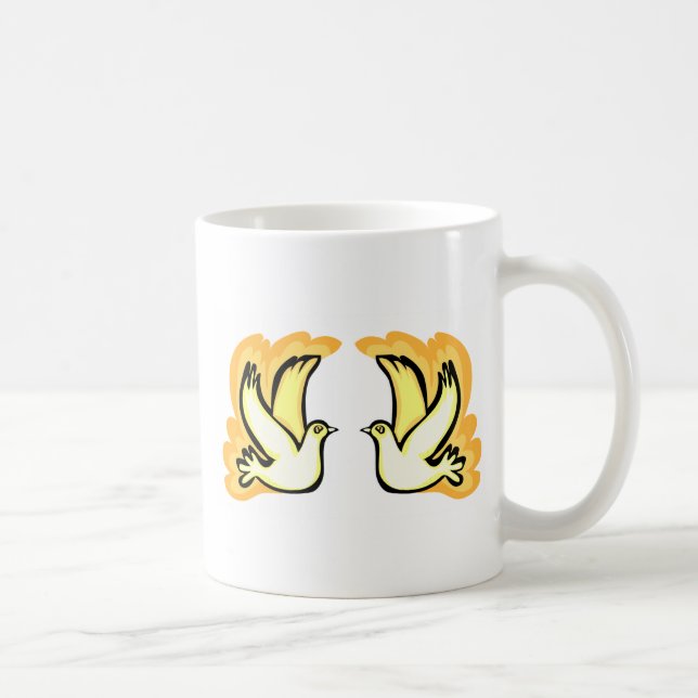 2 Turtle Doves Coffee Mug (Right)