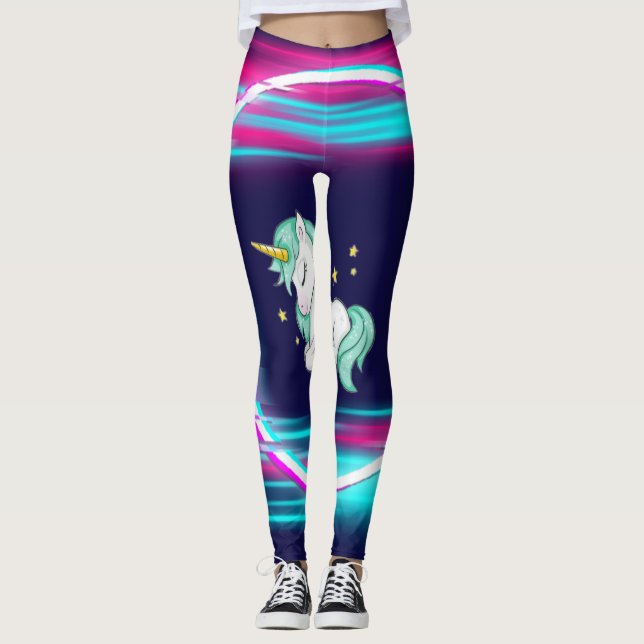 2.Unicorn Love Leggings (Front)
