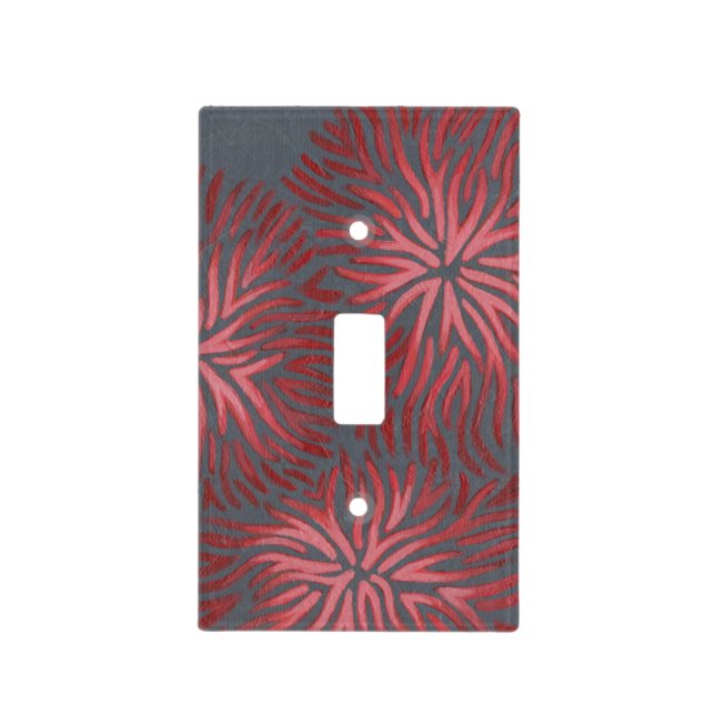 2-Up Dianthus II Light Switch Cover (Front)