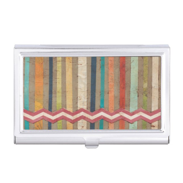 2-Up Paper Fences II Business Card Holder (Front)