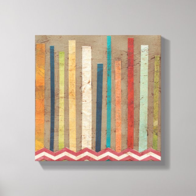 2-Up Paper Fences II Canvas Print (Front)