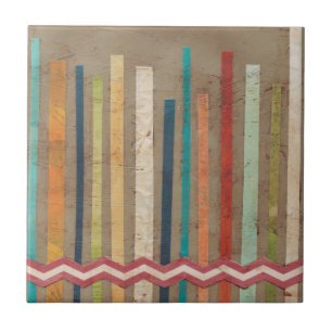 2-Up Paper Fences II Ceramic Tile