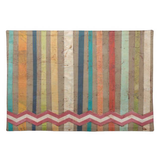 2-Up Paper Fences II Cloth Placemat (Front)