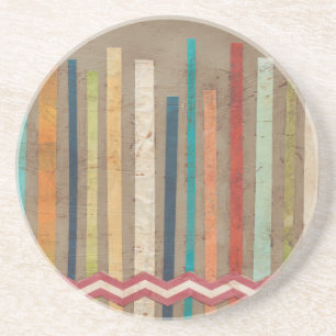 2-Up Paper Fences II Drink Coaster