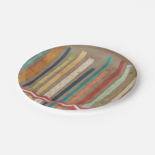 2-Up Paper Fences II Paper Plates (Angled)