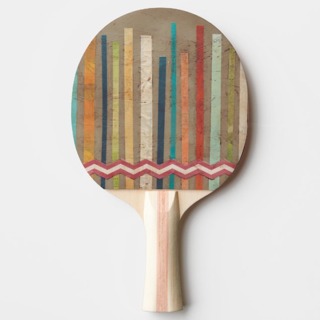 2-Up Paper Fences II Ping-Pong Paddle (Front)