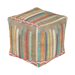2-Up Paper Fences II Pouf