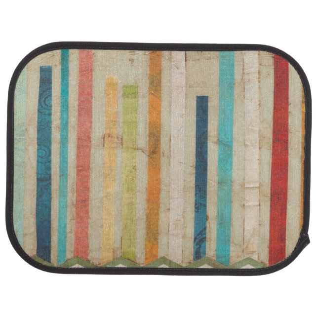 2-Up Paper Fences IV Car Mat (Rear)