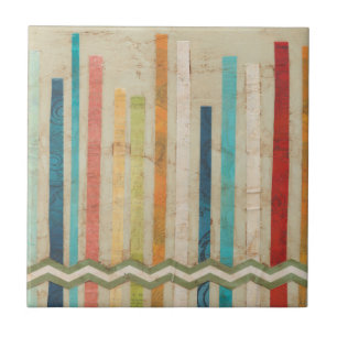 2-Up Paper Fences IV Ceramic Tile