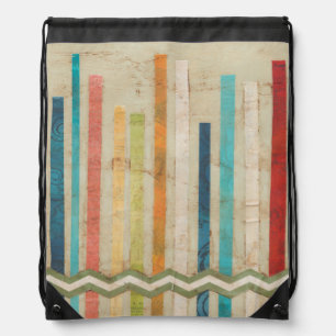 2-Up Paper Fences IV Drawstring Bag