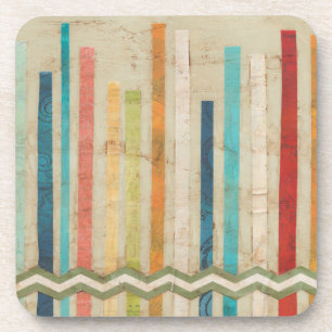 2-Up Paper Fences IV Drink Coaster