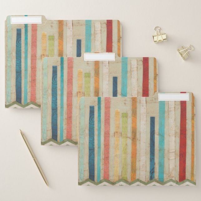 2-Up Paper Fences IV File Folder (Set)