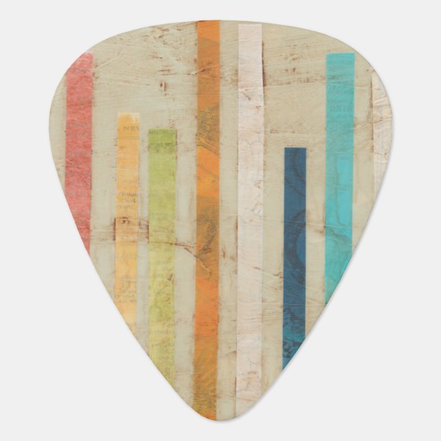 2-Up Paper Fences IV Guitar Pick (Front)