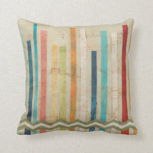 2-Up Paper Fences IV Throw Pillow