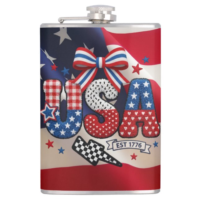 #2 USA FLASK (Front)