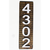2' Vertical Home Address Sign (Front)