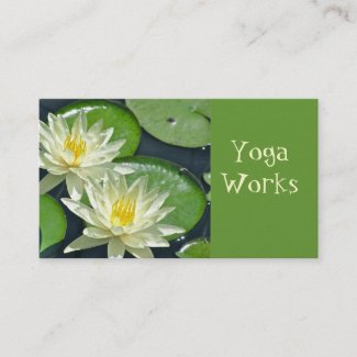 2 WHITE LOTUS BLOSSOMS