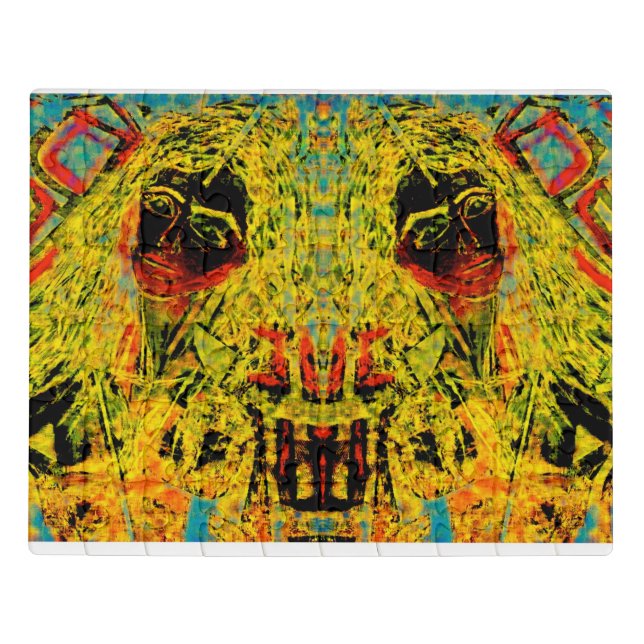 2 women and polar bear: dual image puzzle (Puzzle Horizontal)