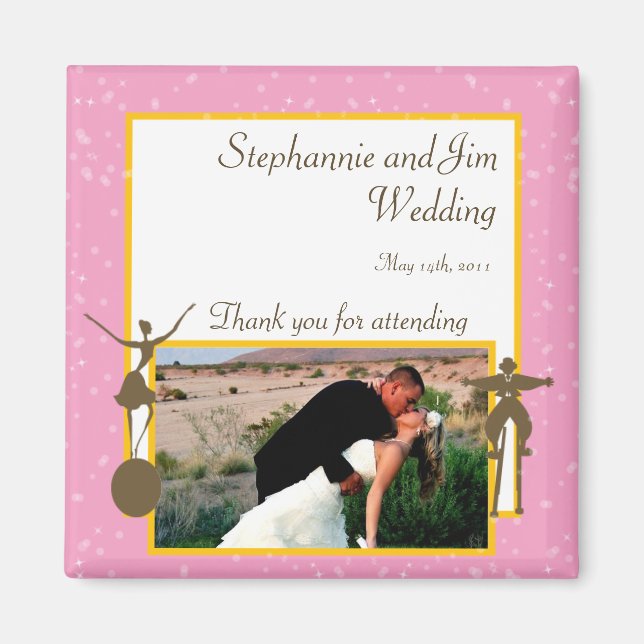 2"x2" Announcement Magnet Carnival (Front)