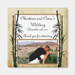 2"x2" Announcement Magnet Geisha