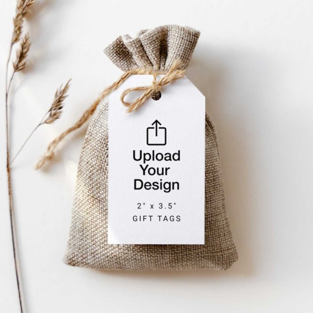 2" x 3.5" Gift / Favor Tag - Upload Your Design (Creator Uploaded)