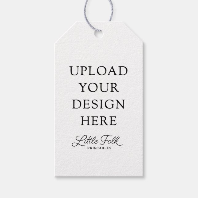 2 x 3.5" Rectangle Favor Tag (Front)