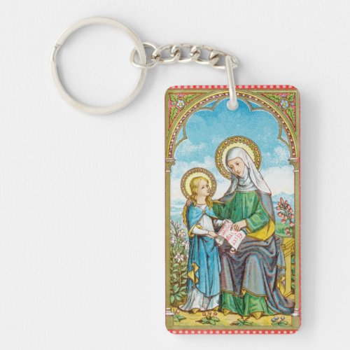 2 x NeoGothic St Anne and Young Mary SAU 29 Keychain