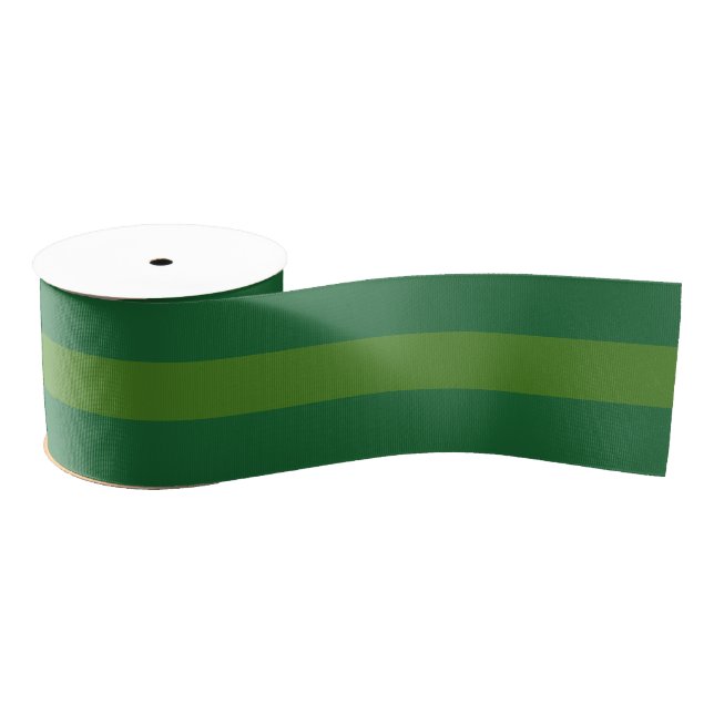 2 Yard Green Two Tone Ribbon (Spool)