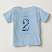 2 Year Old Boy Birthday Too Cool for School Shirt